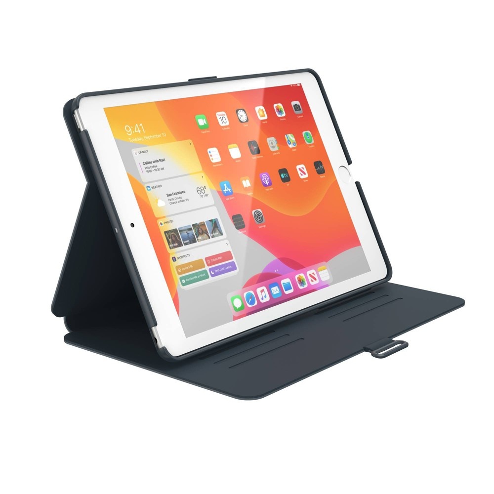 slide 7 of 8, Speck Balance Folio Protective Case for Apple iPad 10.2-inch - Stormy Gray, 1 ct