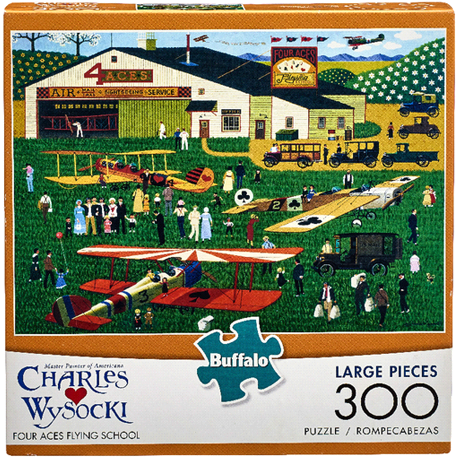 slide 1 of 1, Buffalo Charles Wysocki 300 Large Piece Jigsaw Puzzle Assortment, 1 ct