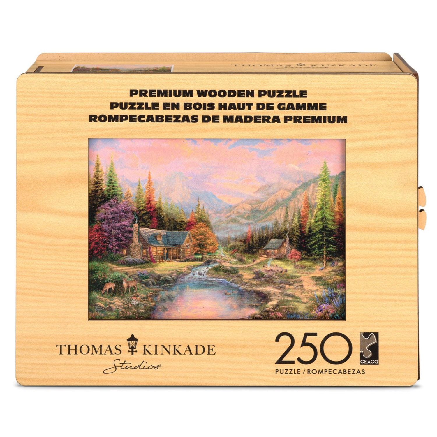 slide 2 of 3, 250Pc Buffalo Wood Puzzle Asrt, 250 ct