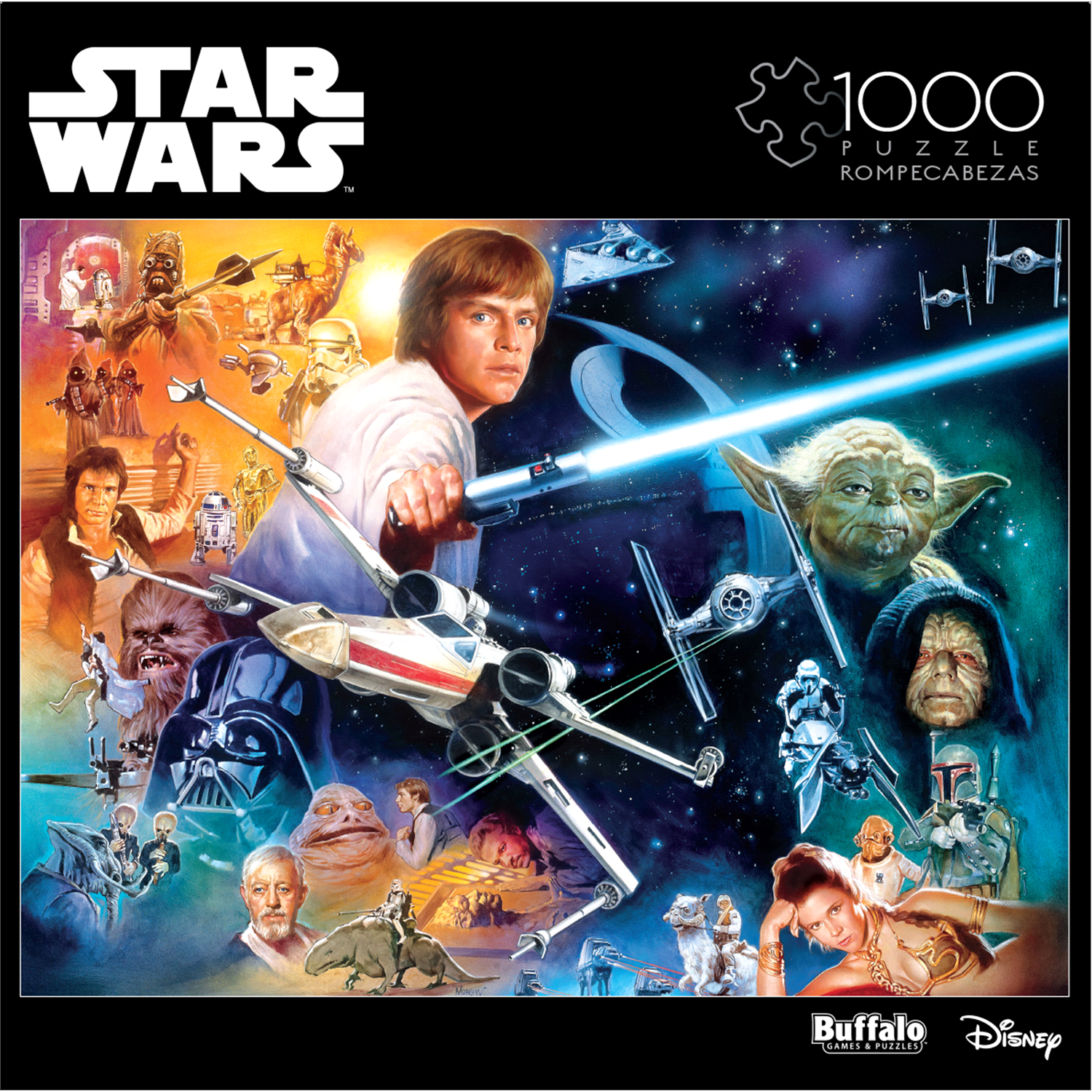 slide 1 of 1, Star Wars Jigsaw Puzzle, Assortment, 1000 ct