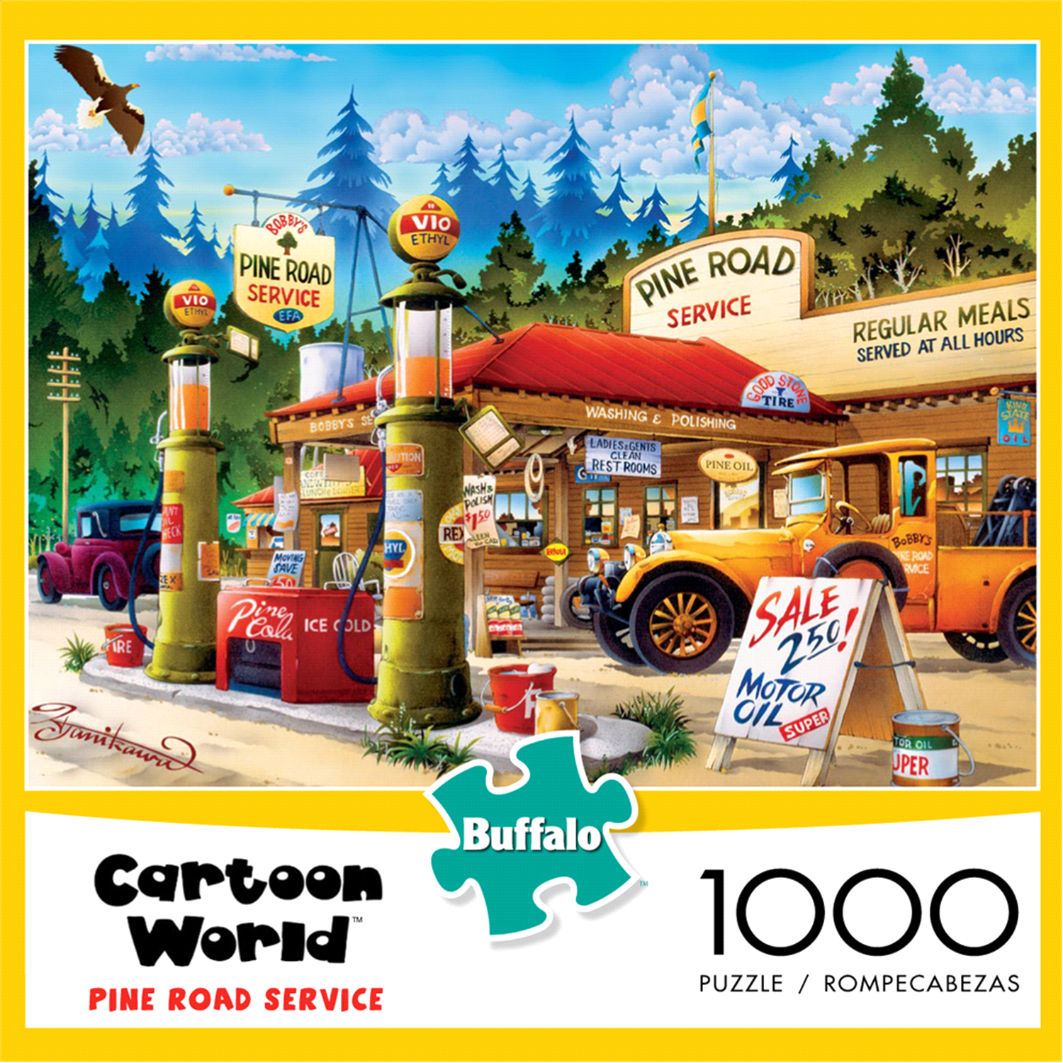 slide 2 of 2, Stewart/Escher/Cartoon World Jigsaw puzzle, 1000 ct