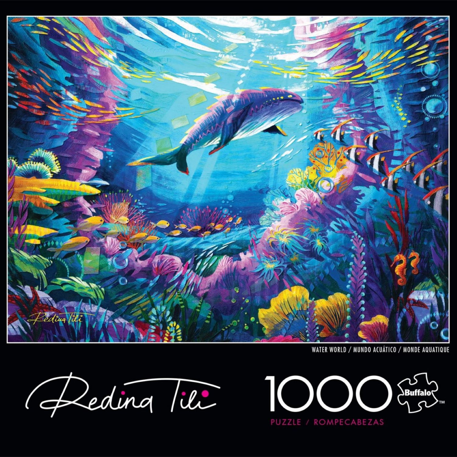 slide 3 of 3, Buffalo 1000PC BLEND COTA / REDINA TILI PUZZLE, 1000 ct
