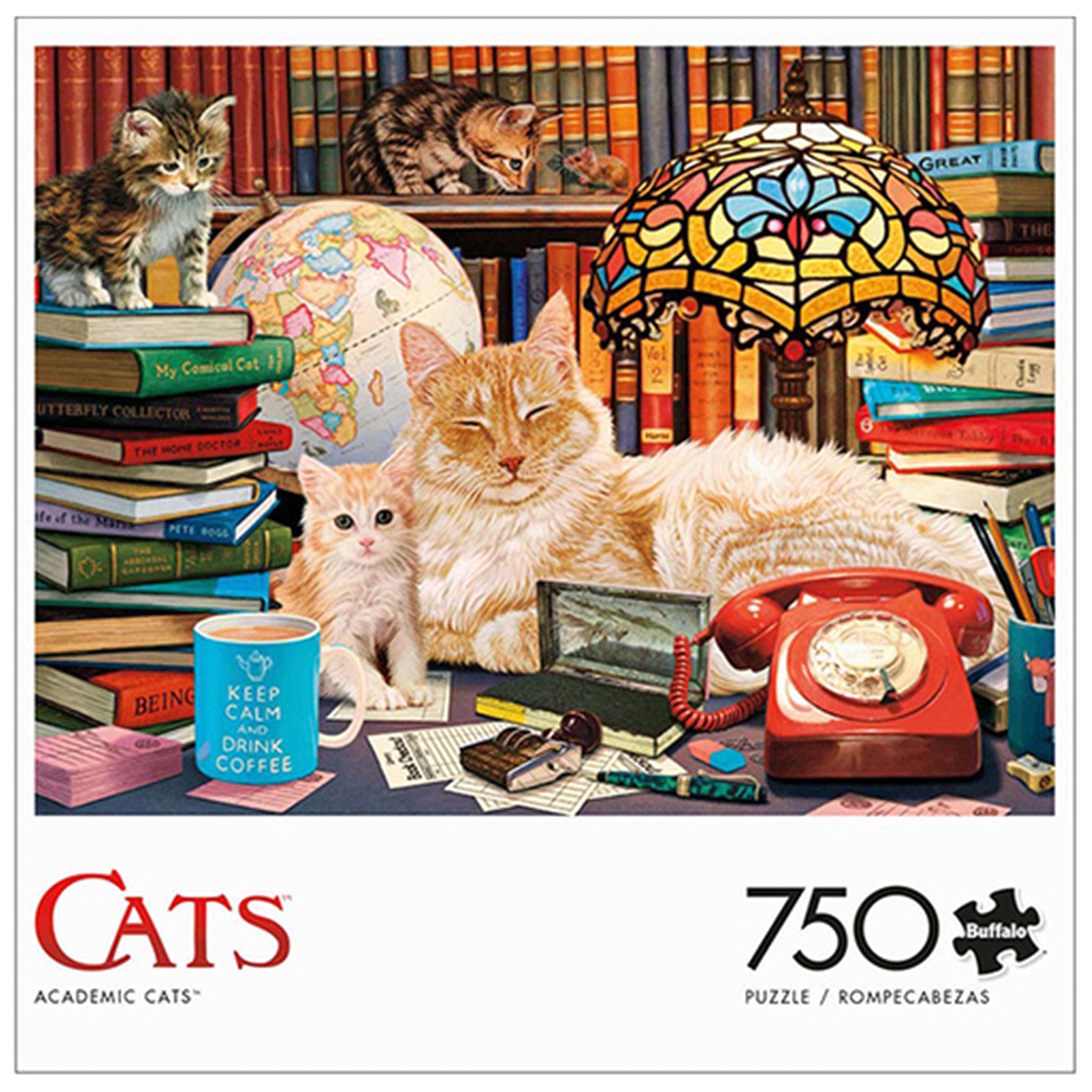 slide 1 of 1, Buffalo Games Cats Jigsaw Puzzle Assortment, 750 ct