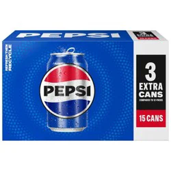 Pepsi - 15pk/12 fl oz Cans