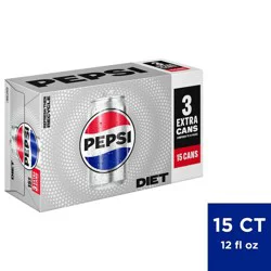 Diet Pepsi - 15pk/12 fl oz Cans