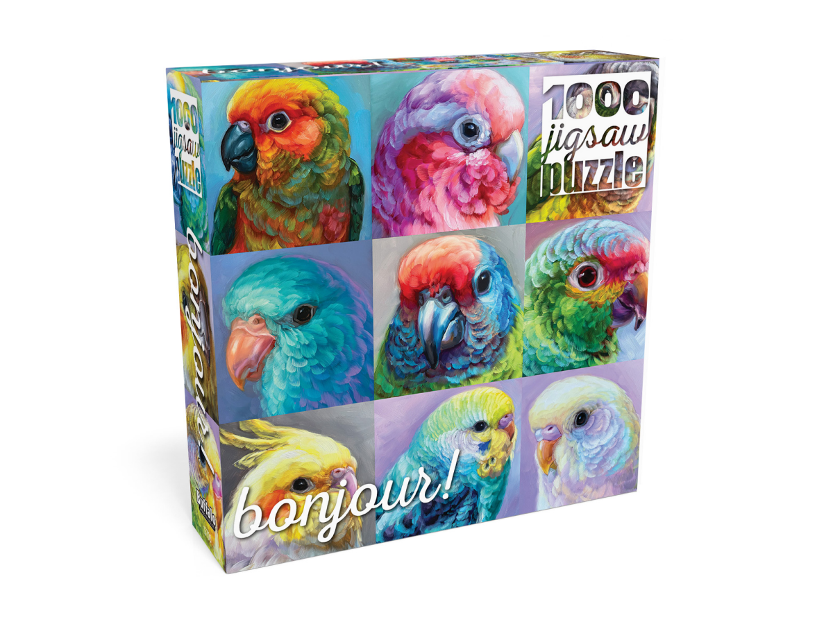 slide 2 of 2, Buffalo Games Bonjour Jigsaw Puzzle, 1000 Piece, 1000 ct