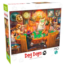 Dog Days Puzzle, Poker Pups