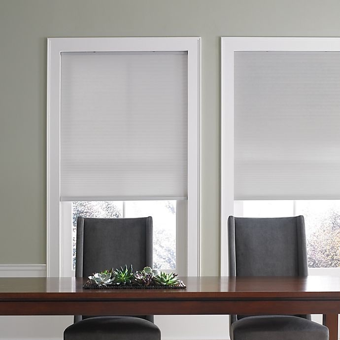 slide 1 of 1, Real Simple Cordless Cellular Shade - Shale, 23 in x 48 in