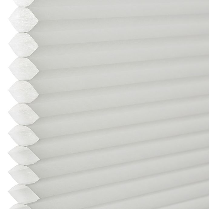 slide 3 of 3, GLOWE Cordless Light Filtering Cellular Shade - Grey, 30 in x 72 in