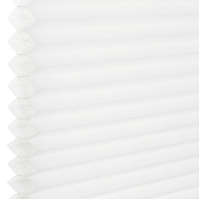 slide 3 of 3, GLOWE Cordless Top-Down-Bottom-Up Cellular Shade - White, 34 in x 72 in