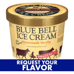 Blue Bell The Original Homemade Vanilla Ice Cream 64 oz