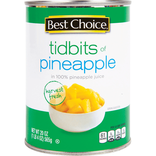 slide 1 of 1, Best Choice Pineapple Tidbits, 20 oz