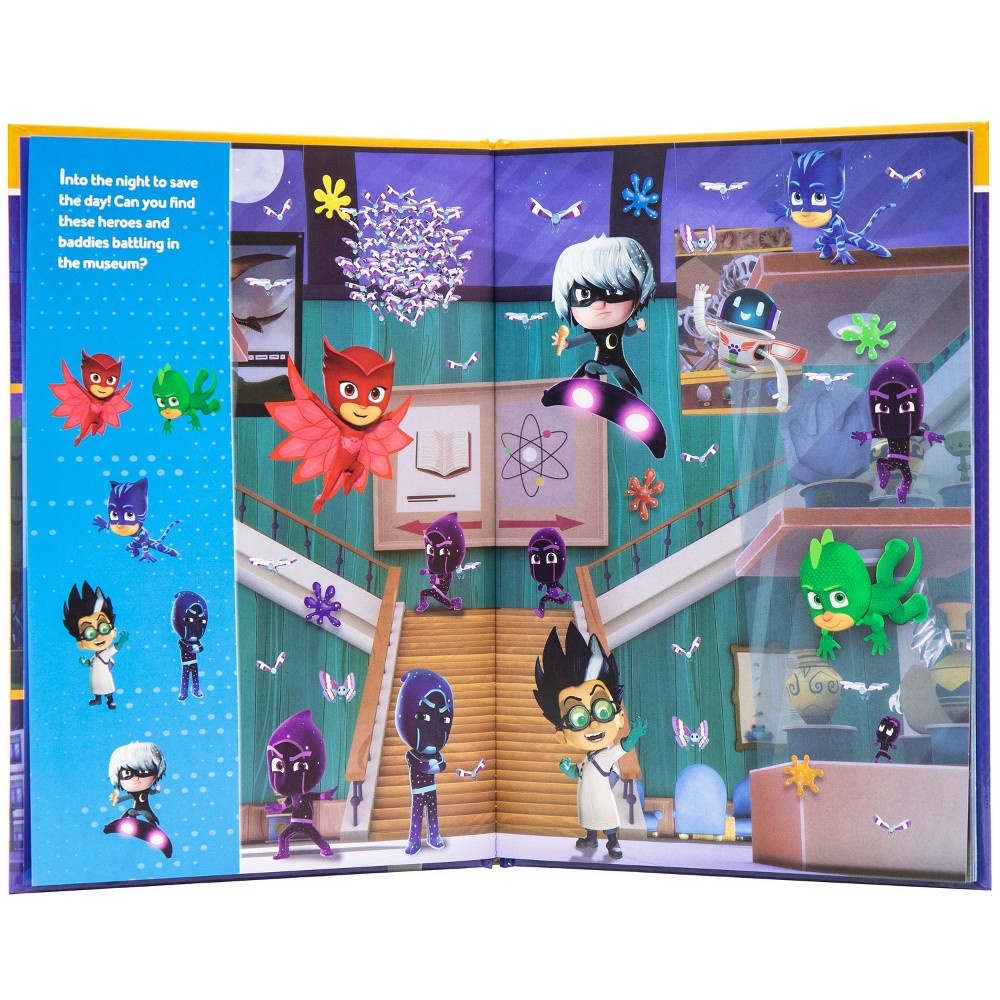 slide 2 of 4, PJ Masks - Explore the Night Look and Find Activity Book - PI Kids (Hardcover), 1 ct