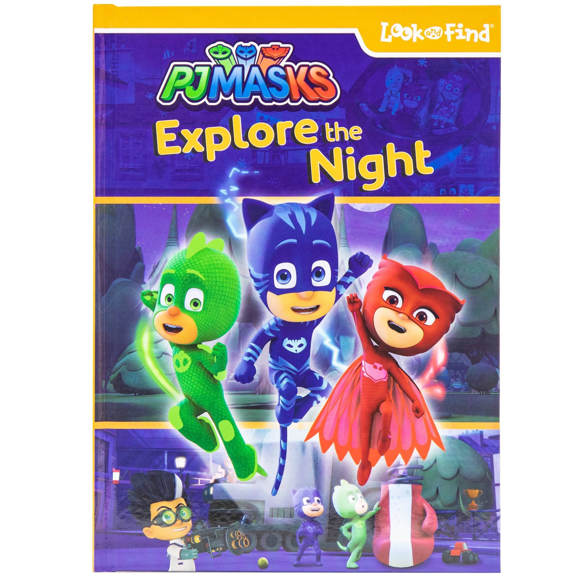 slide 1 of 4, PJ Masks - Explore the Night Look and Find Activity Book - PI Kids (Hardcover), 1 ct