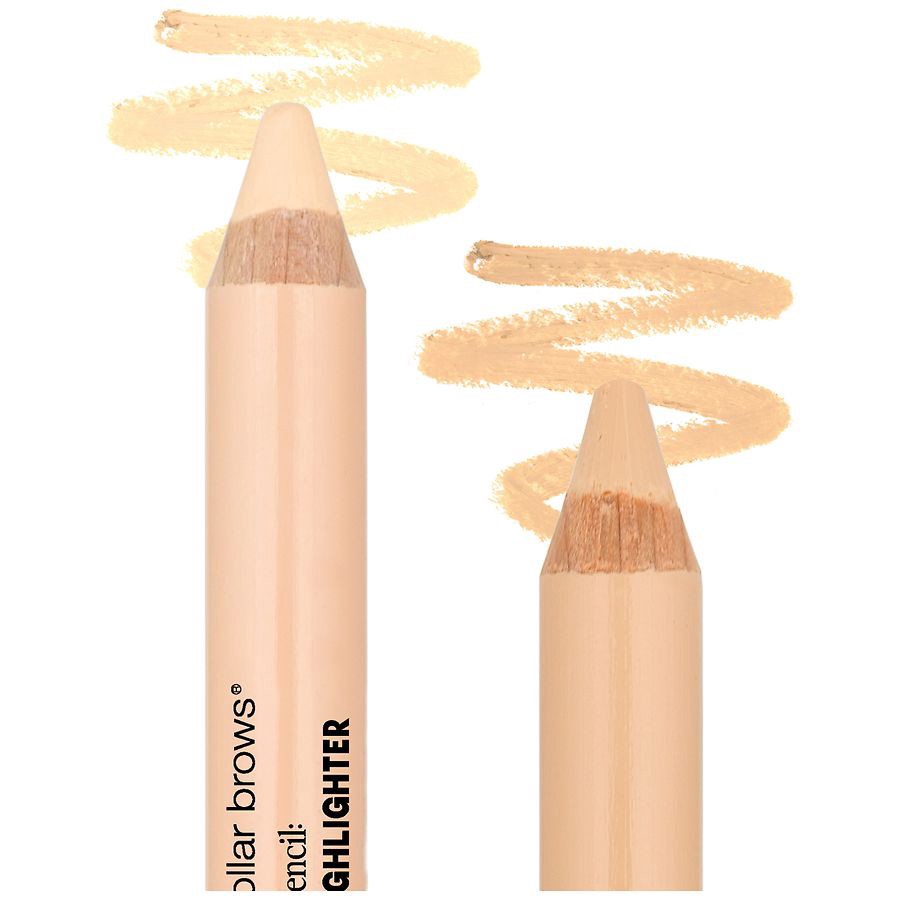 slide 2 of 4, Billion Dollar Beauty Brow Duo Pencil: Concealer & Highlighter, 0.17 oz