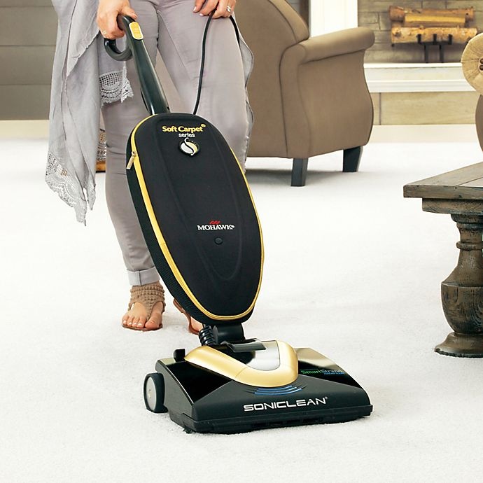 slide 2 of 7, Soniclean Soft Carpet Series Vacuum Cleaner - Black/Gold, 1 ct