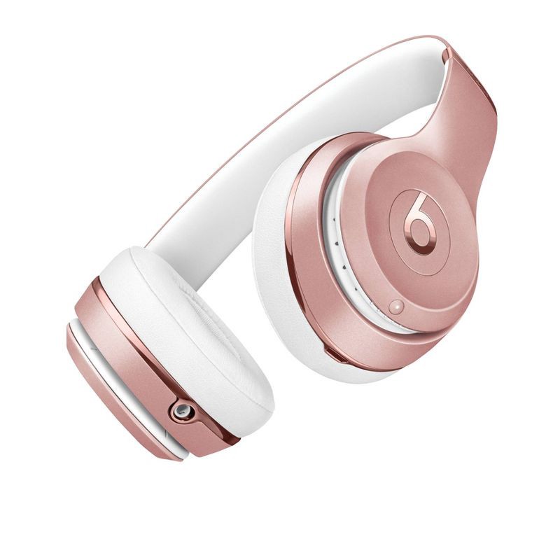 slide 3 of 10, Beats Solo³ Bluetooth Wireless All-Day On-Ear Headphones - Rose Gold, 1 ct