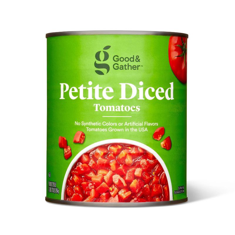 slide 1 of 3, Petite Diced Tomatoes - 28oz - Good & Gather™, 28 oz