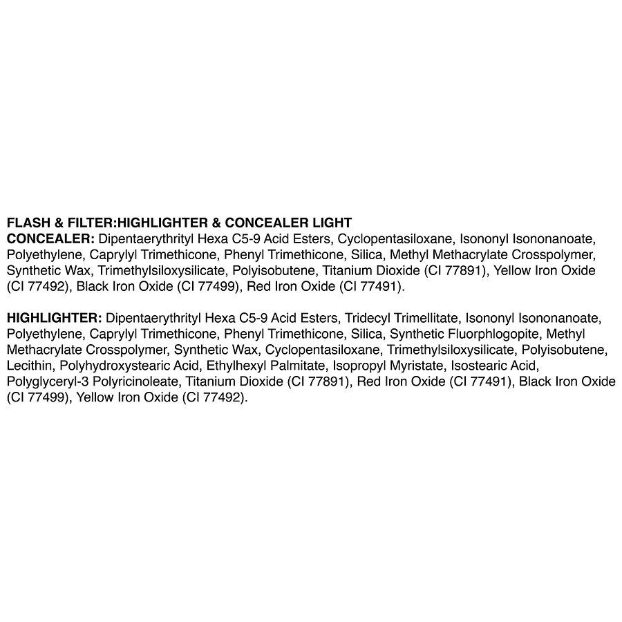 slide 3 of 3, Billion Dollar Beauty Flash & Filter: Highlighter & Concealer, 0.07 oz