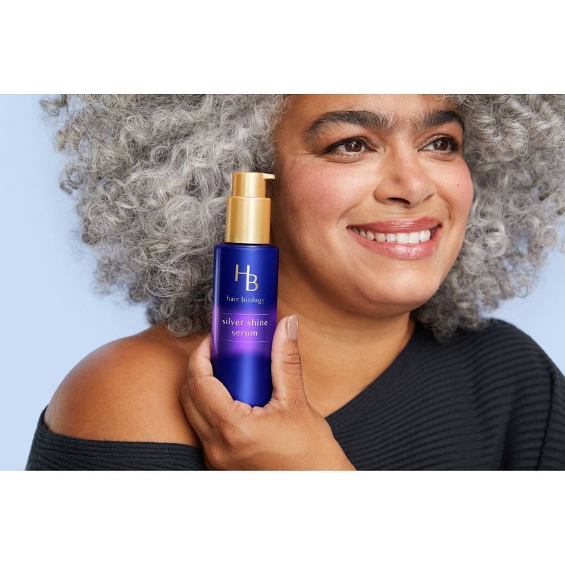 slide 14 of 14, Hair Biology Purple Conditioner with Biotin for Gray Blonde Brassy Color Treated Hair Fights Brassiness and Replenishes - 12.8 fl oz, 12.8 fl oz
