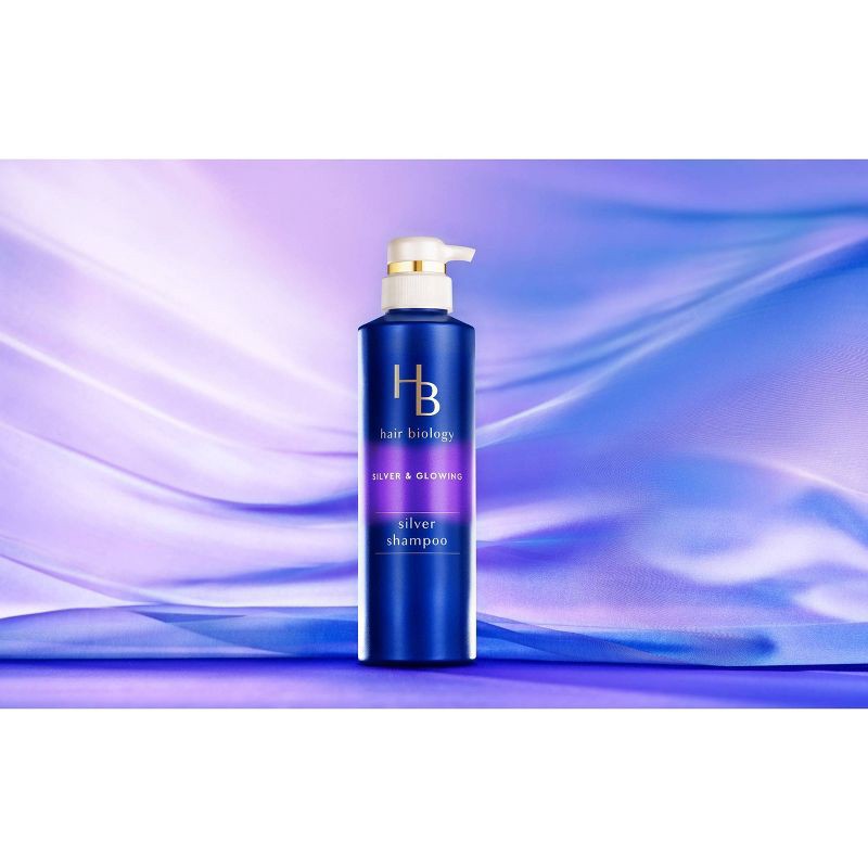 slide 6 of 11, Hair Biology Purple Shampoo with Biotin for Gray Hair - 12.8 fl oz, 12.8 fl oz