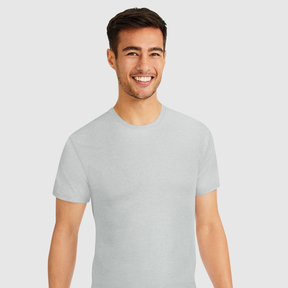 Hanes slim fit crew hot sale neck