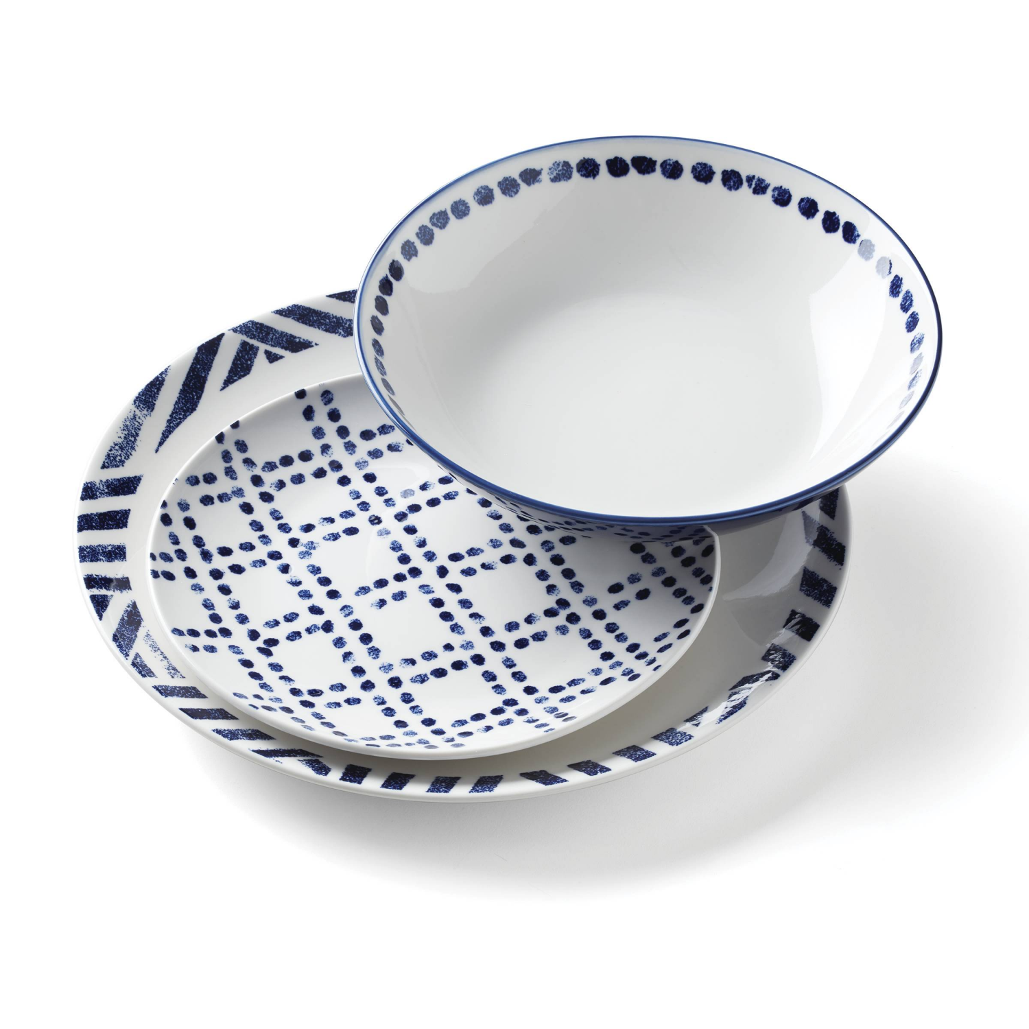 slide 3 of 3, Oneida Harbour Dinnerware Set 12Pc, 12 ct