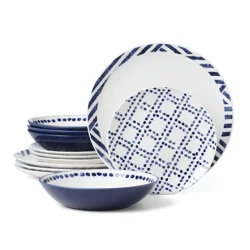 Oneida Harbour Dinnerware Set 12Pc