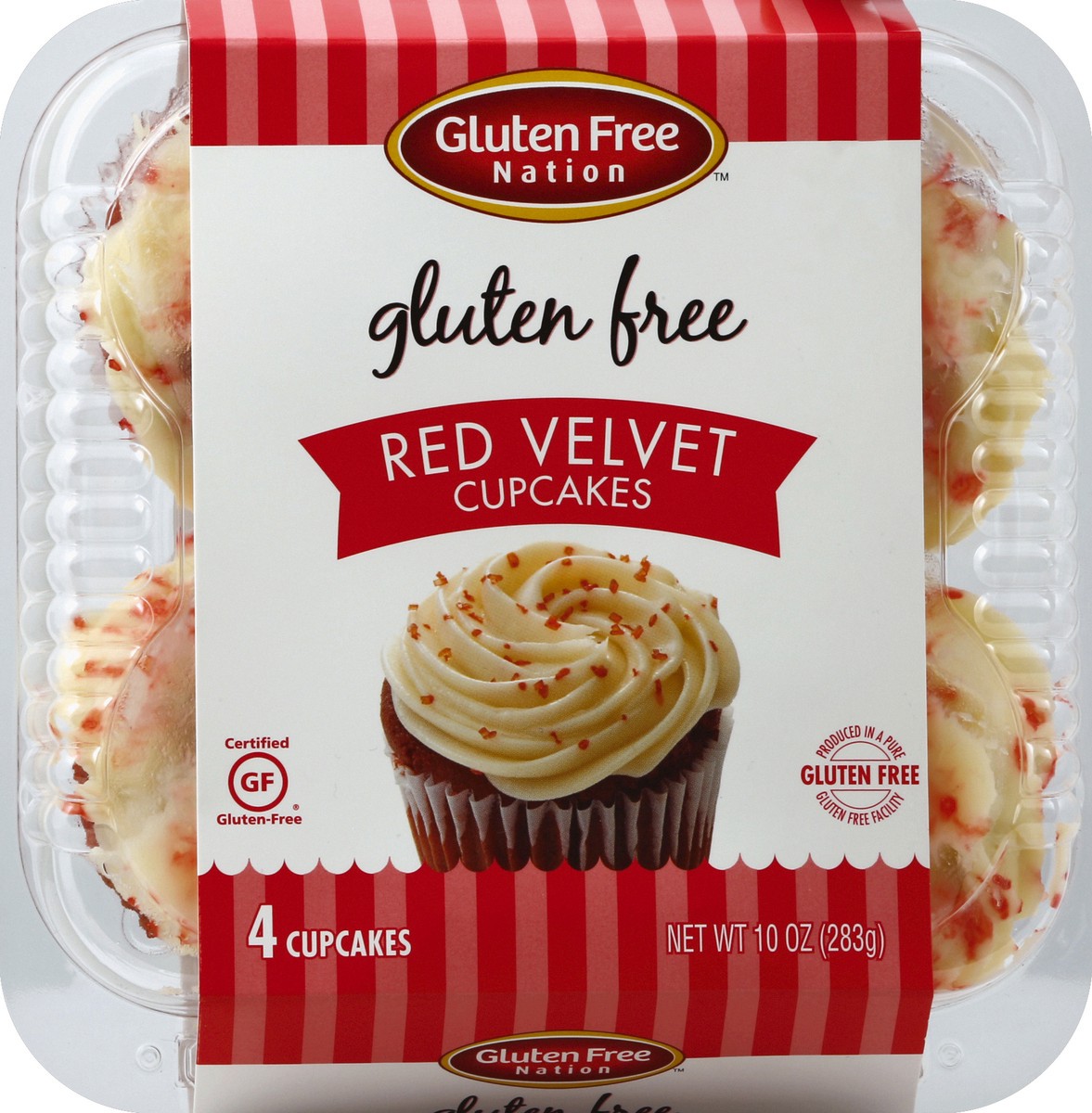 slide 5 of 7, Gluten Free Nation Cupcakes 4 ea, 1 ct