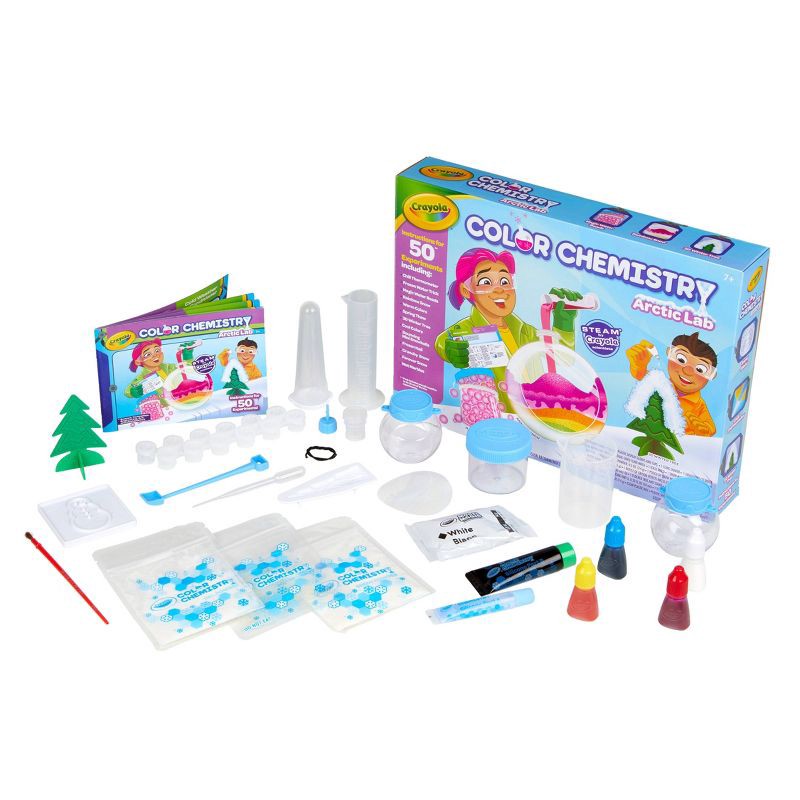 slide 3 of 4, Crayola 50pc Color Chemistry Arctic Lab Craft Set, 50 ct