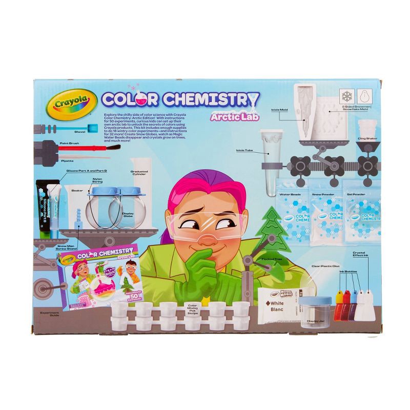 slide 4 of 4, Crayola 50pc Color Chemistry Arctic Lab Craft Set, 50 ct