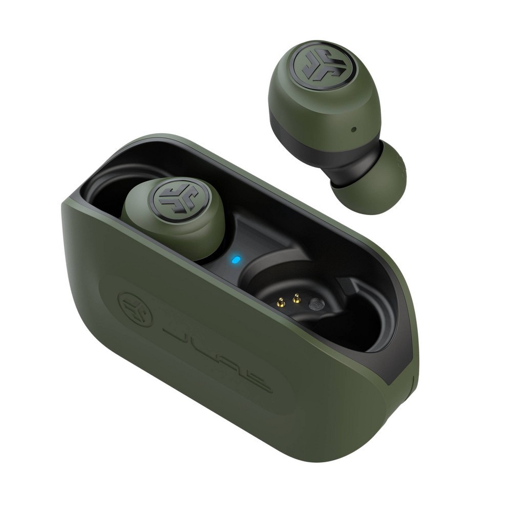 slide 6 of 7, JLab GO Air True Wireless Bluetooth Earbuds - Green, 1 ct