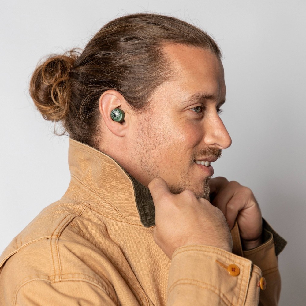 slide 7 of 7, JLab GO Air True Wireless Bluetooth Earbuds - Green, 1 ct