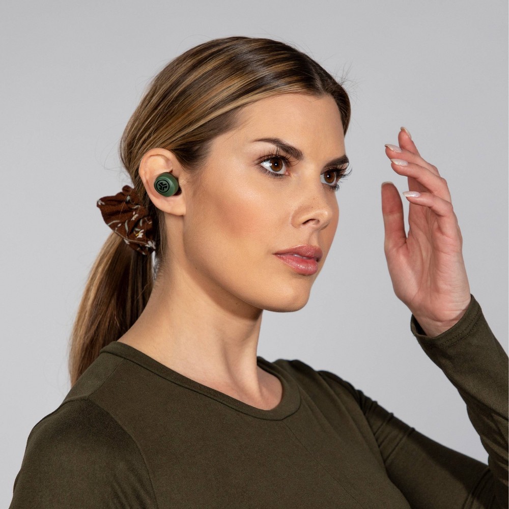 slide 4 of 7, JLab GO Air True Wireless Bluetooth Earbuds - Green, 1 ct