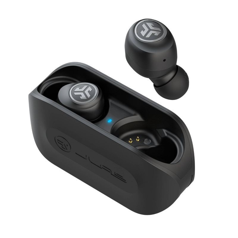 slide 3 of 7, JLab GO Air True Wireless Bluetooth Earbuds - Black, 1 ct