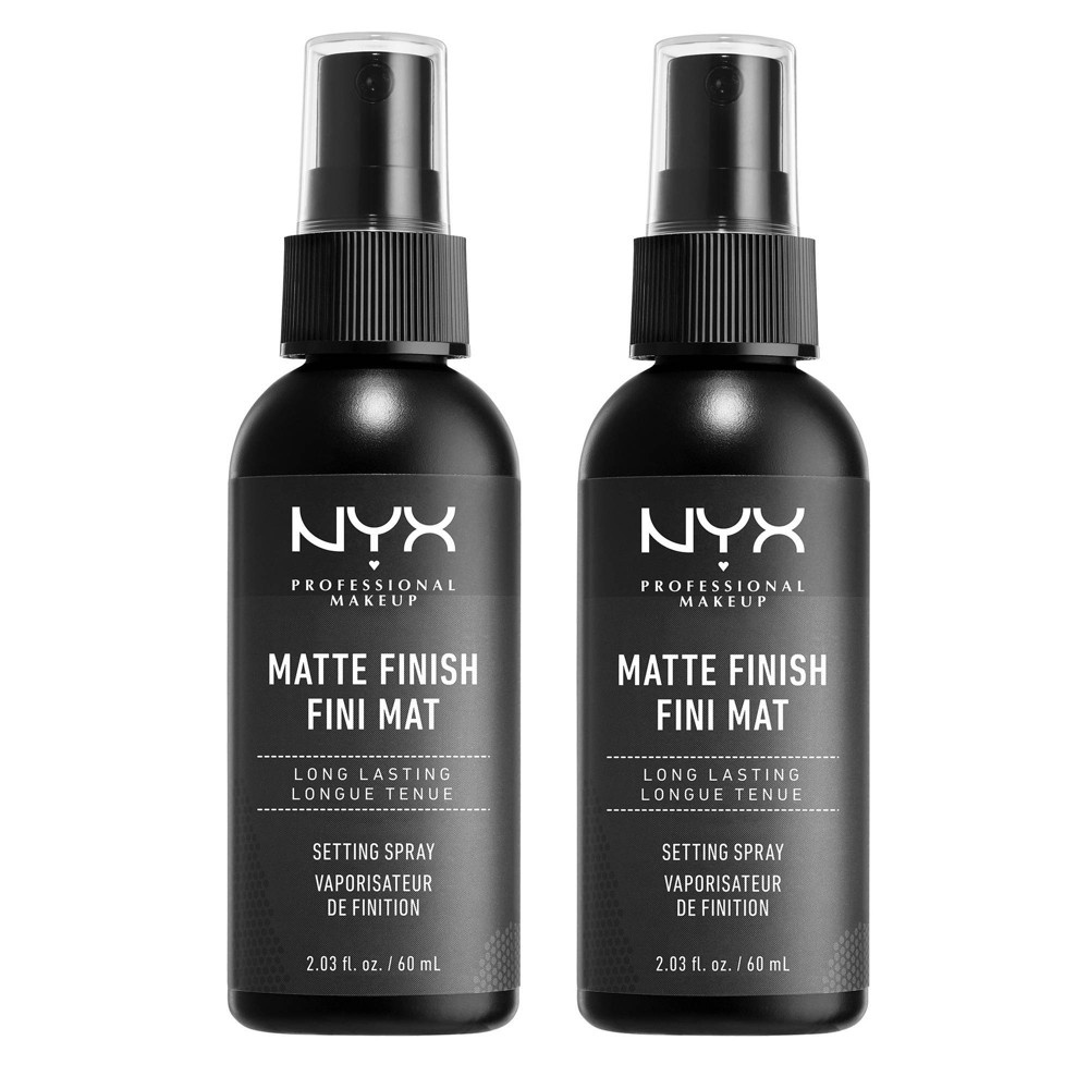 slide 5 of 6, NYX Professional Makeup Matte Finish Face Setting Spray - Twin Pack, 4.06 fl oz