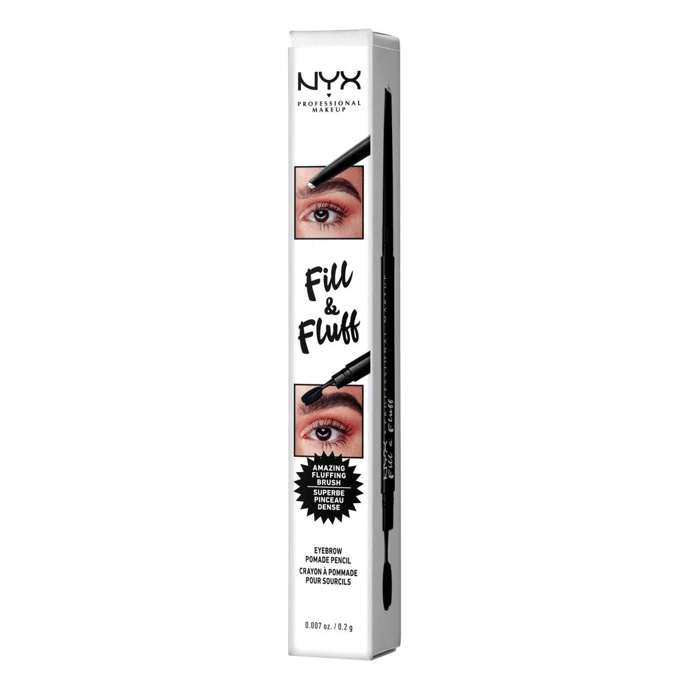 slide 3 of 6, NYX Professional Makeup Fill & Fluff Eyebrow Pomade Pencil Clear - 0.007oz, 0.007 oz