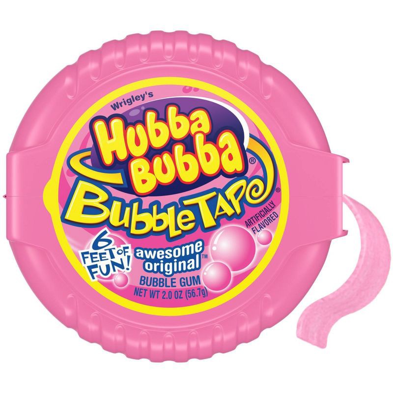 slide 1 of 8, Hubba Bubba Tape Original Bubble Gum - 2oz/6ft, 2 oz, 6 ft