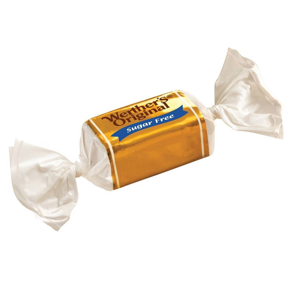 slide 4 of 4, Werther's Original Sugar Free Chewy Caramels Stand Up Bag -, 7.7 oz