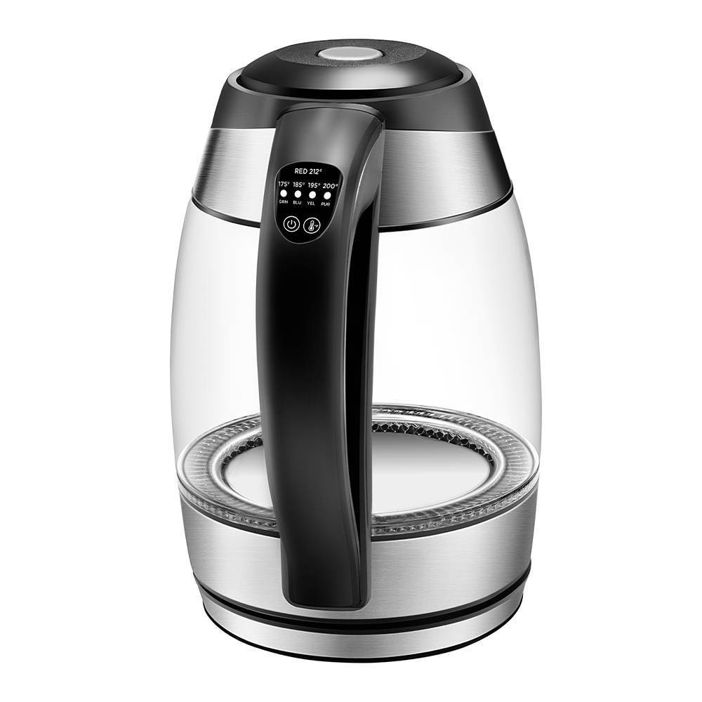 slide 6 of 7, Chefman 1.8L Color-Changing Glass Electric Kettle - RJ11-17-CTI, 1.8 liter