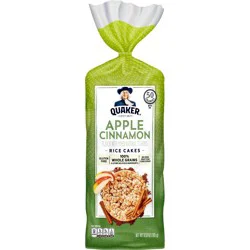 Quaker Apple Cinnamon Gluten Free Rice Cakes - 6.53oz
