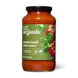 Organic Tomato Basil Pasta Sauce 24oz - Good & Gather™