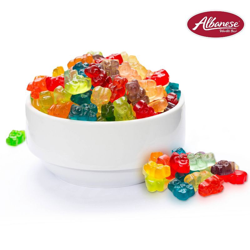 slide 8 of 9, Albanese Worlds Best 12 Flavor Gummi Bears Candy - 36oz, 36 oz