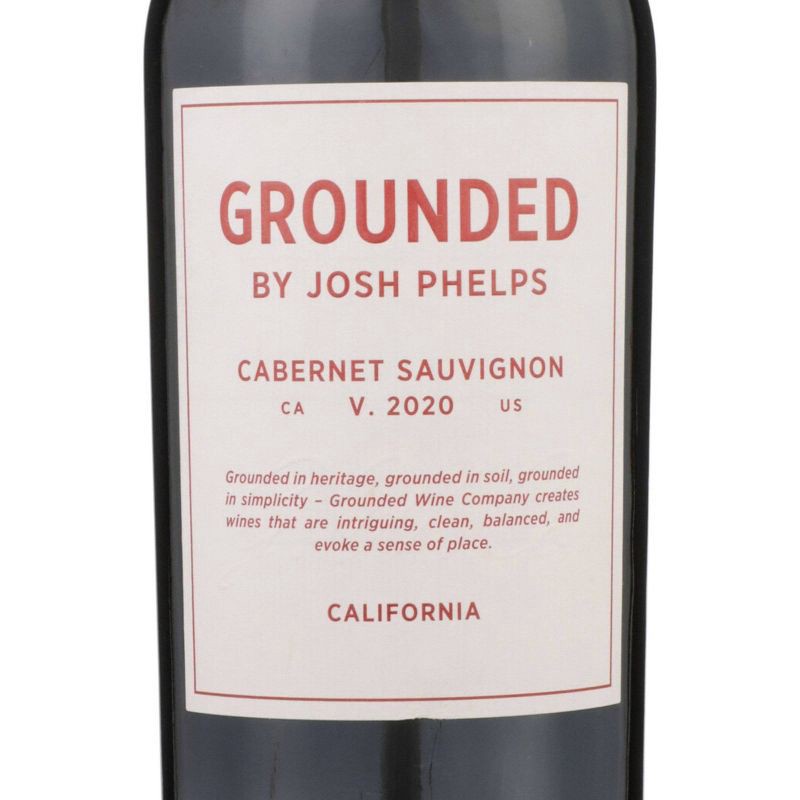 slide 2 of 5, Grounded Wine Co. Grounded by Josh Phelps Cabernet Sauvignon Red Wine - 750ml Bottle, 750 ml