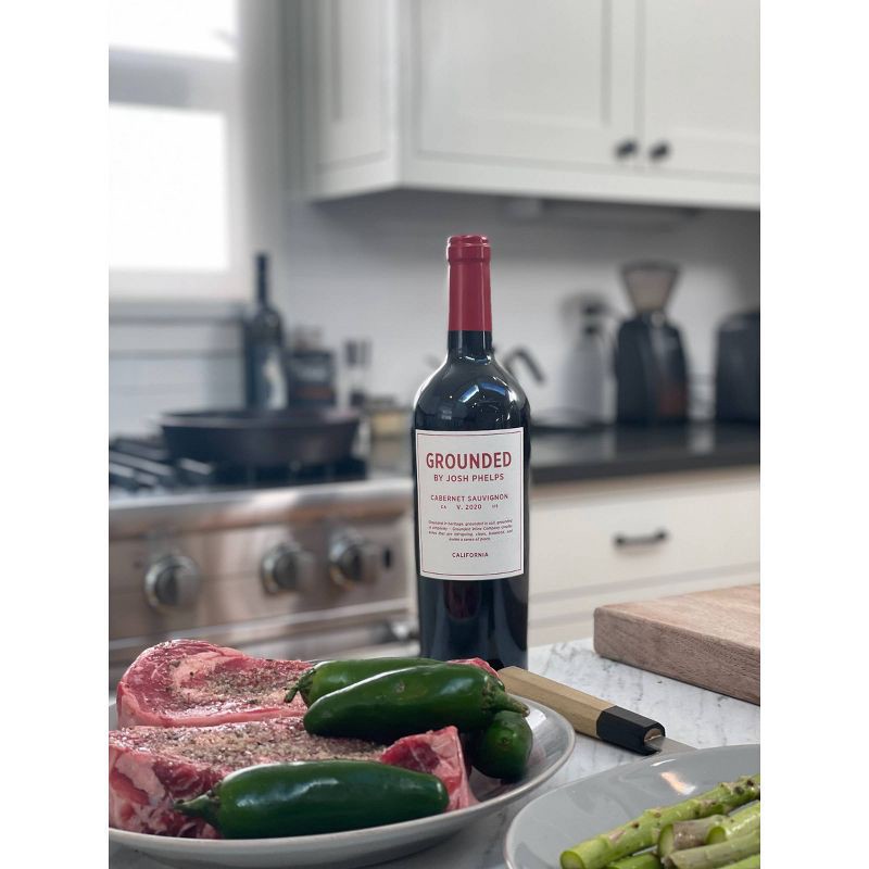 slide 5 of 5, Grounded Wine Co. Grounded by Josh Phelps Cabernet Sauvignon Red Wine - 750ml Bottle, 750 ml