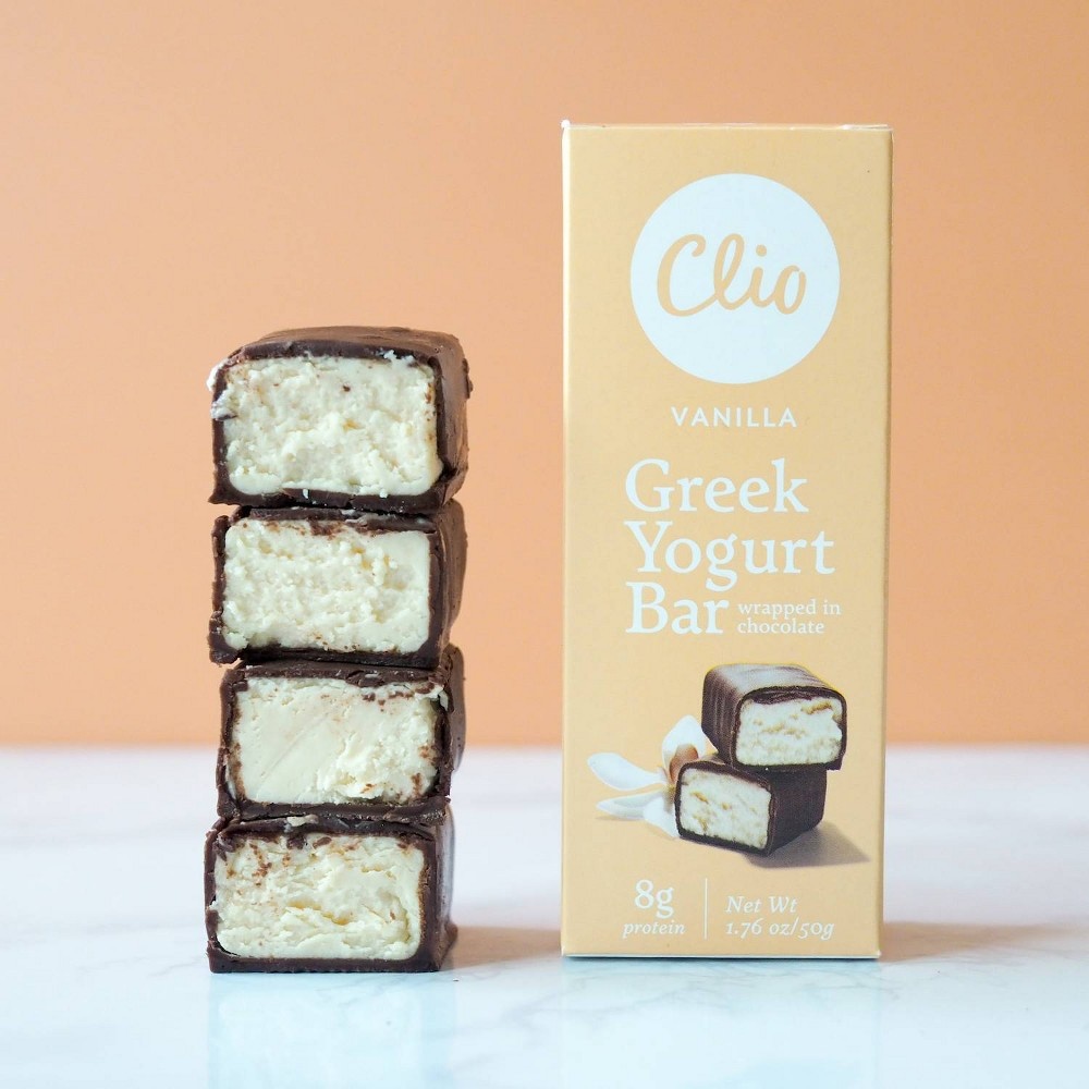 slide 2 of 5, Clio Snacks Vanilla Greek Yogurt Bar - 1.76oz, 1.76 oz