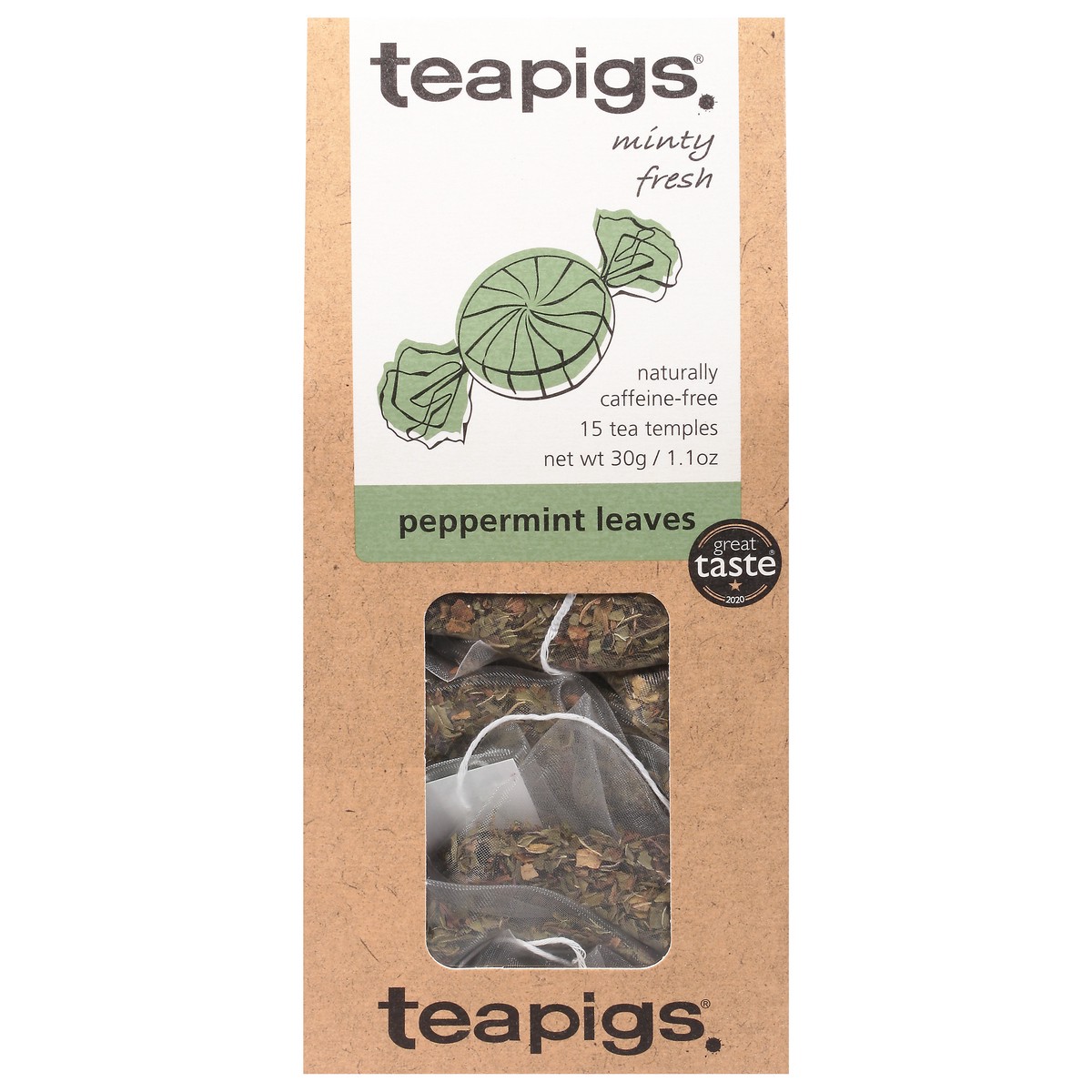 slide 1 of 13, teapigs Tea Temples Peppermint Leaves Tea - 15 ct, 15 ct