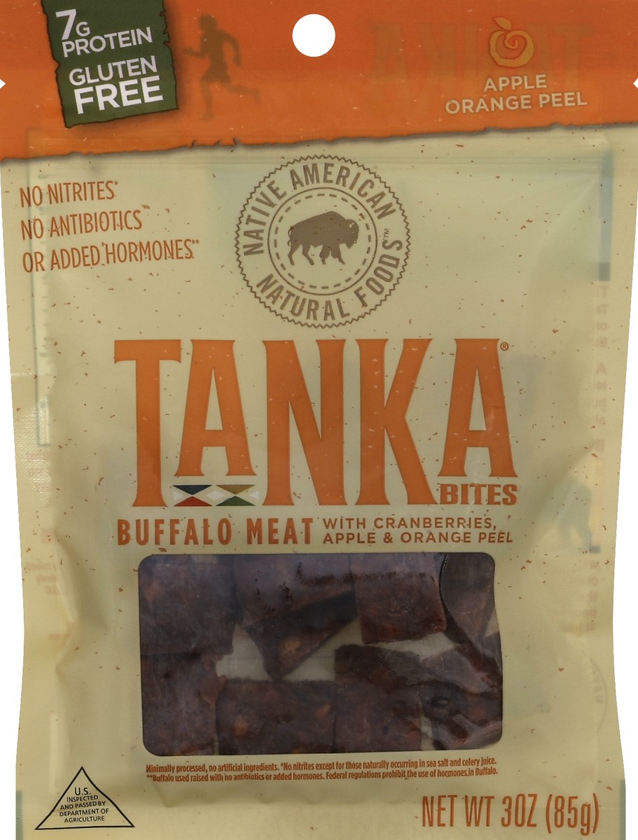 slide 1 of 4, Tanka Buffalo Meat Bites 3 oz, 3 oz