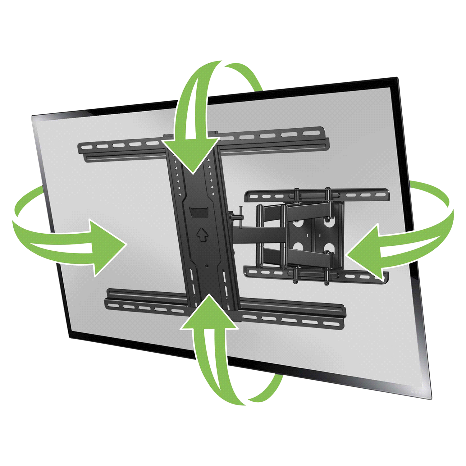 slide 3 of 4, Sanus Home Full-Motion TV Mount for TV's 42" to 85" and up to, 125 lb