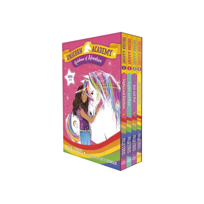 slide 1 of 1, Random House Unicorn Academy: Rainbow of Adventure Boxed Set (Books 1-4) - by Julie Sykes (Mixed Media Product), 1 ct